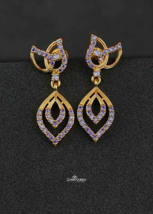 Goldplated AD Stone Earrings