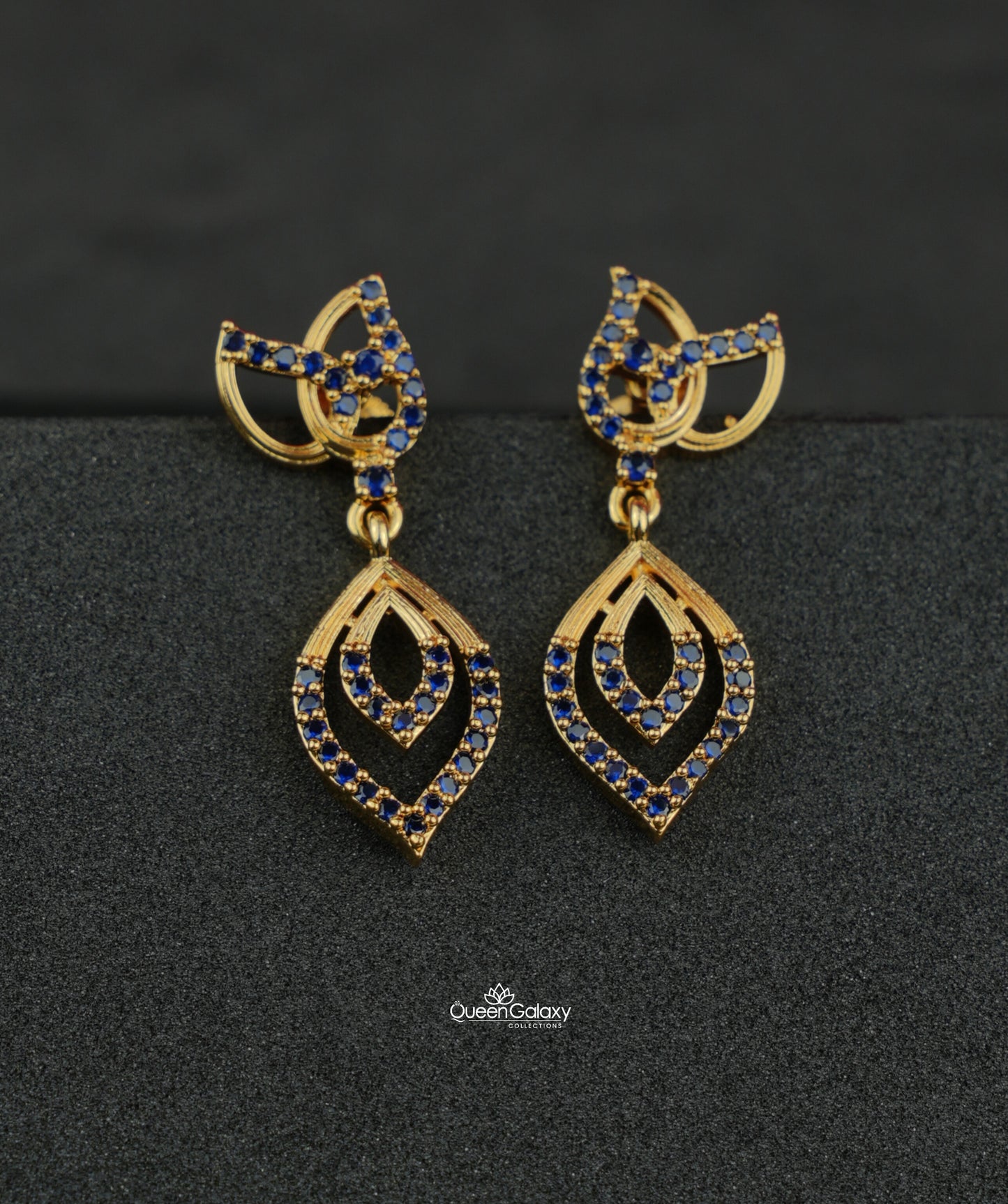 Goldplated AD Stone Earrings