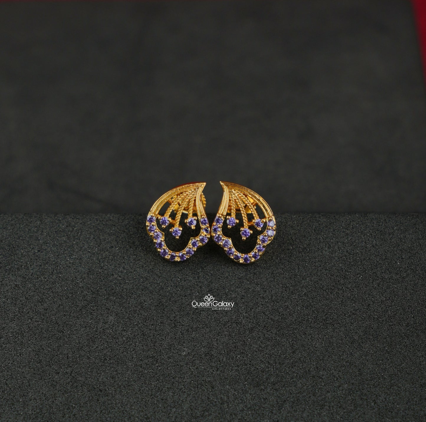Goldplated AD Stone Earrings