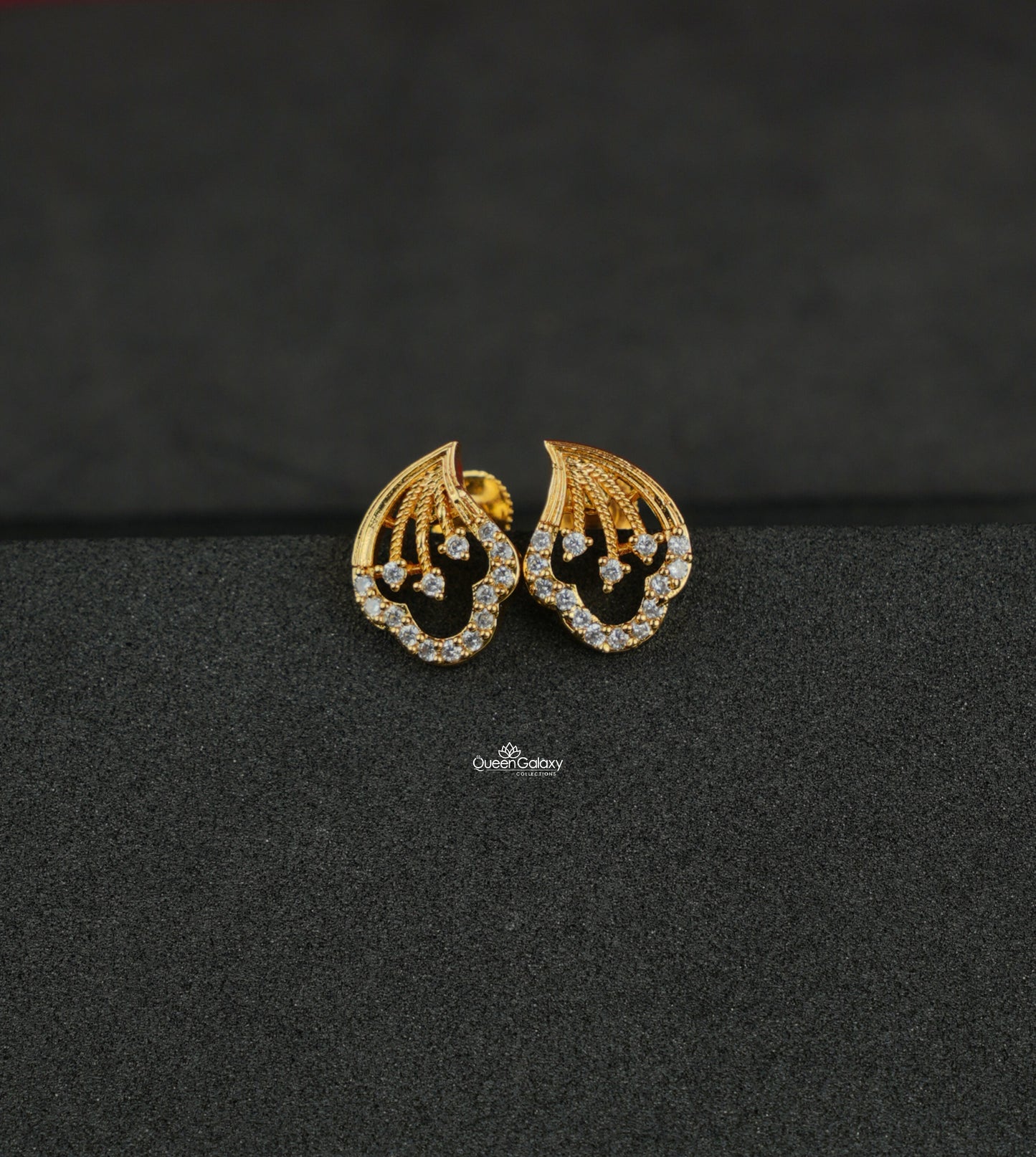 Goldplated AD Stone Earrings