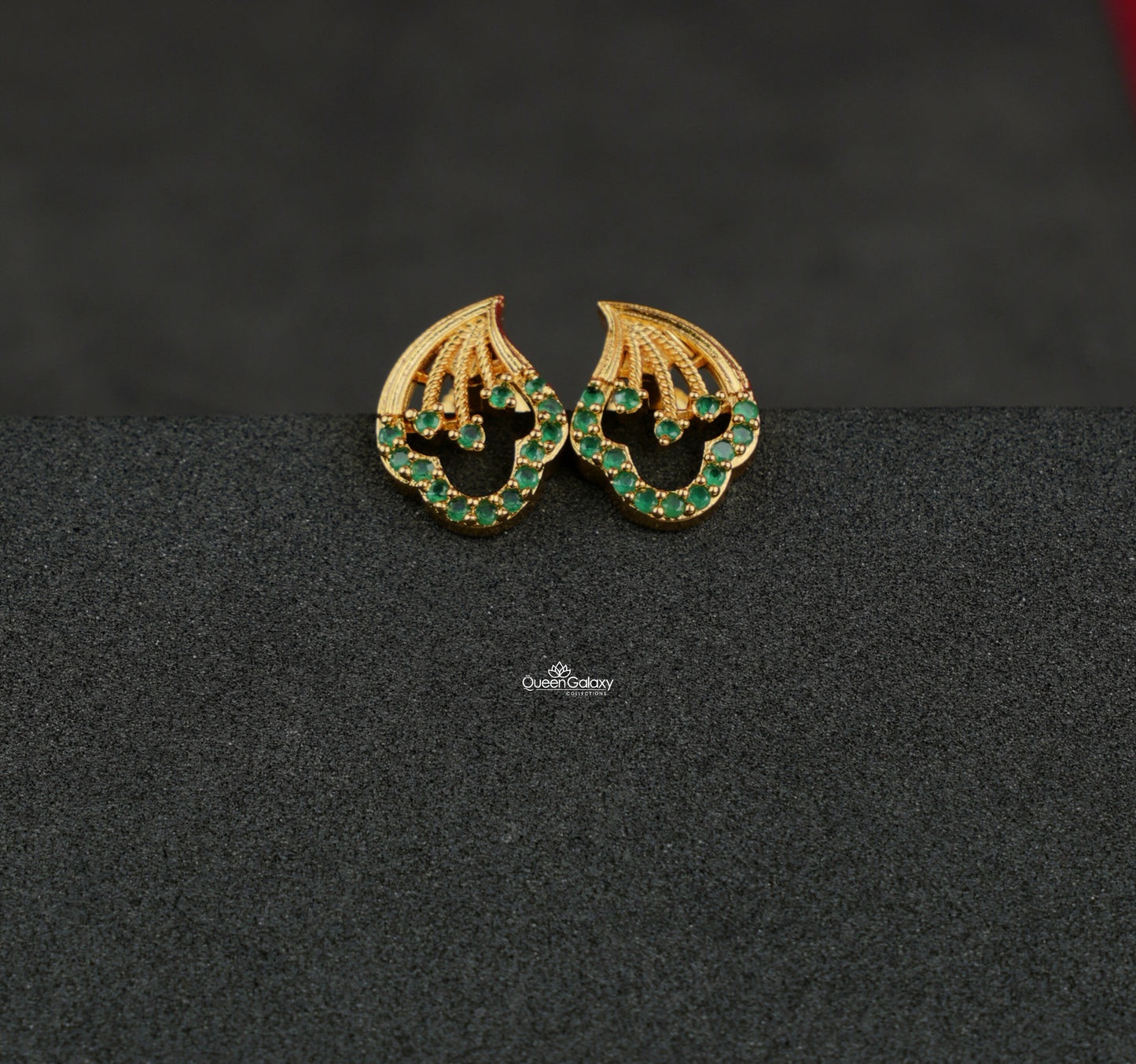 Goldplated AD Stone Earrings