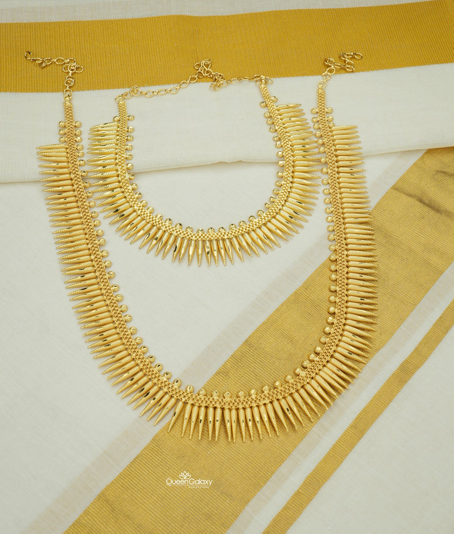 Goldplated Necklace And Longharam