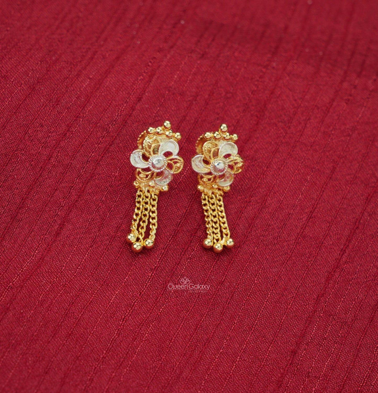 White Goldplated Earrings