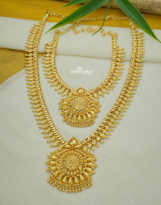 Goldplated Necklace And Longharam