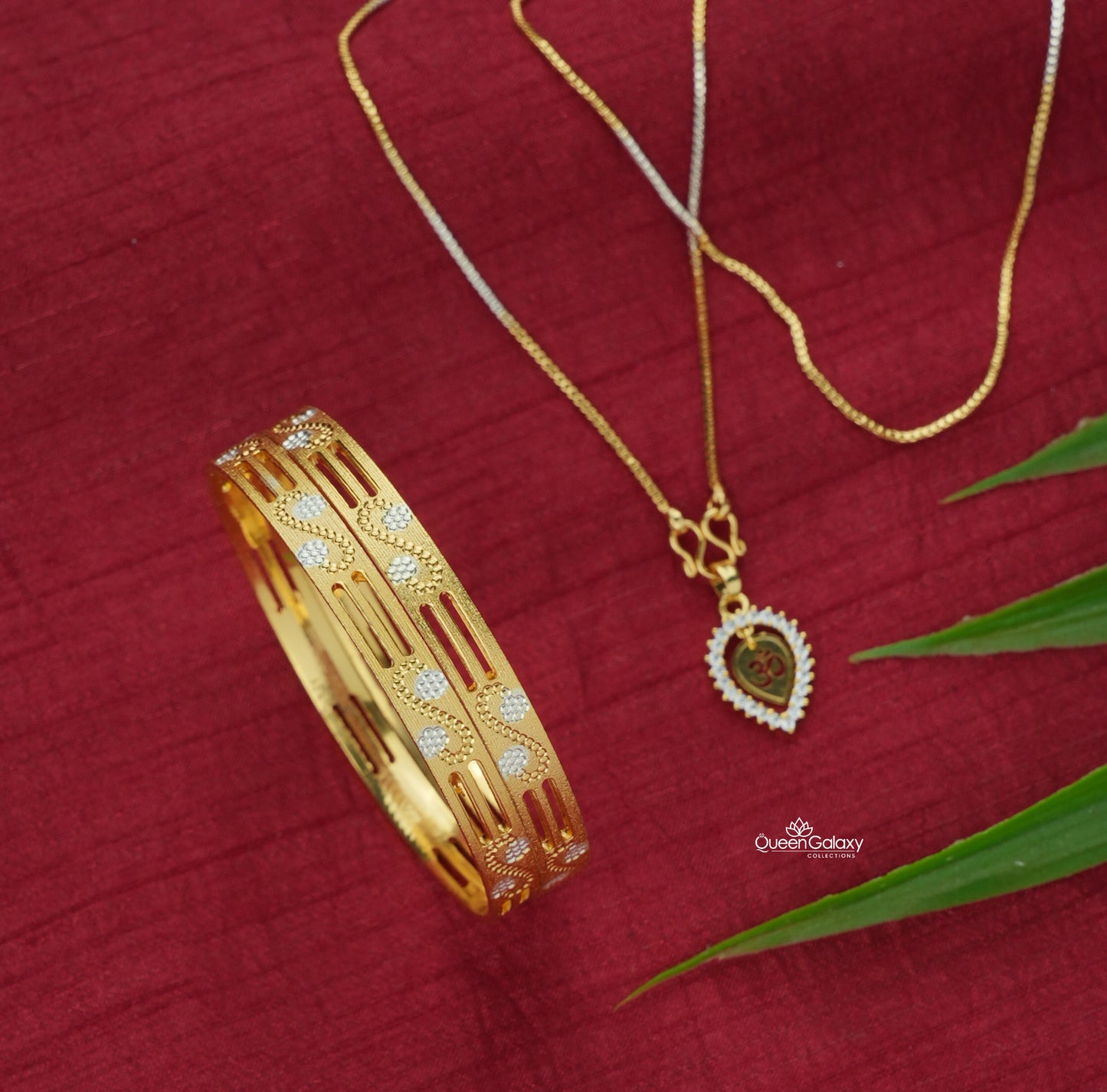 White Goldplated Combo Set