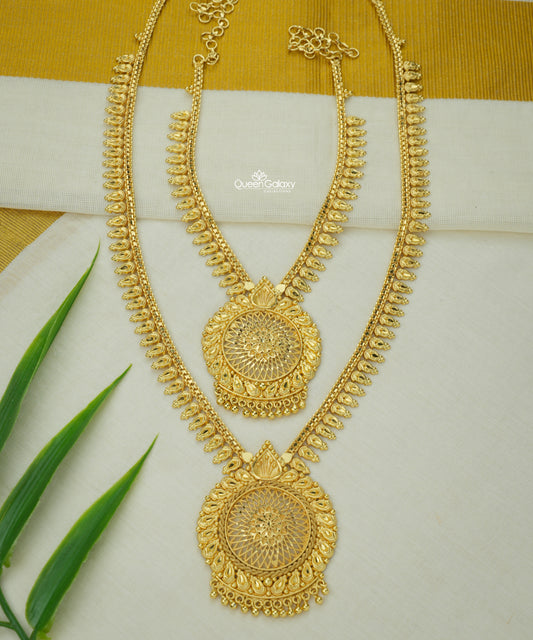 Goldplated Necklace And Longharam