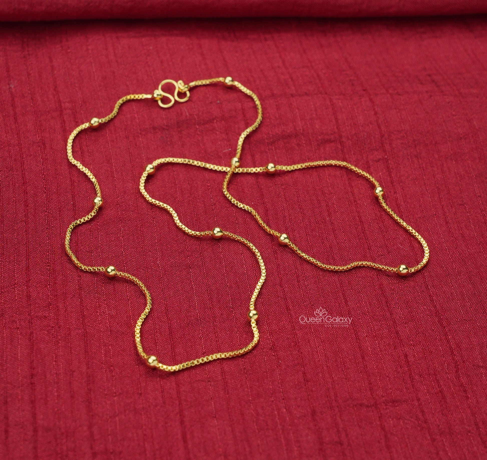 Gold Plated Lightweight Chain for Daily Wear - queen galaxy collection