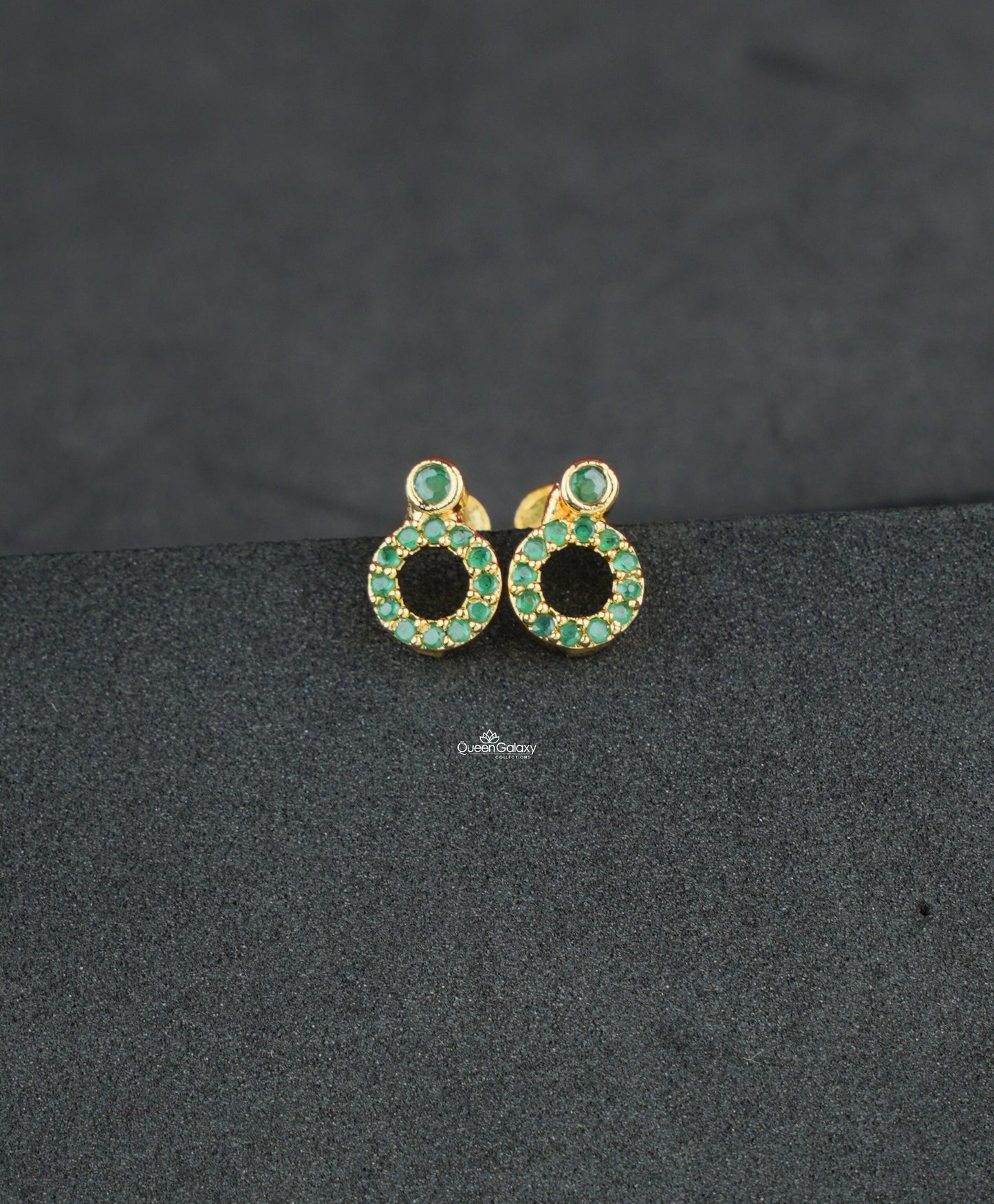 Goldplated AD Stone Earrings