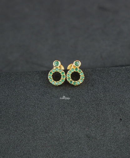 Goldplated AD Stone Earrings