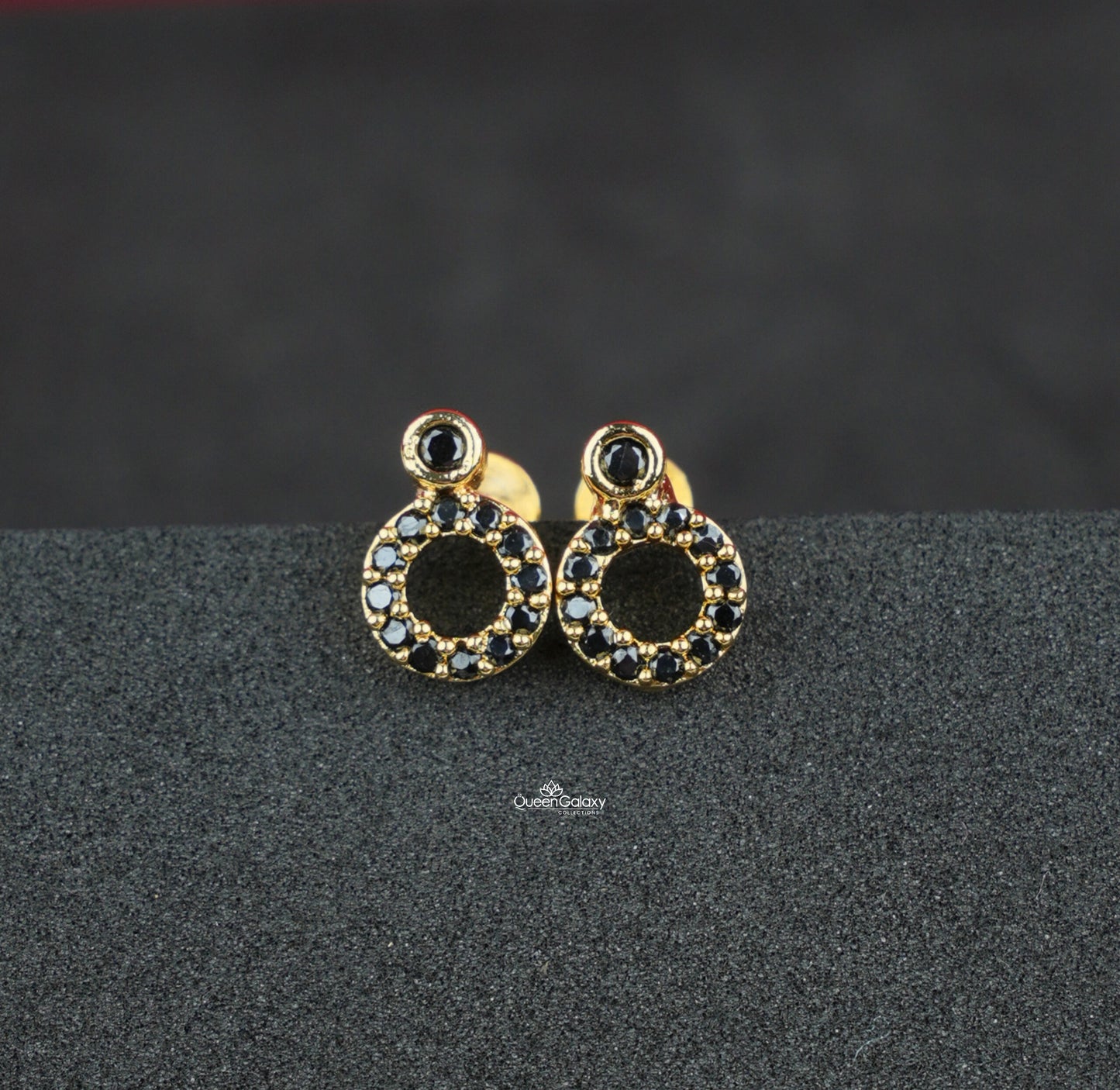 Goldplated AD Stone Earrings