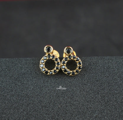 Goldplated AD Stone Earrings