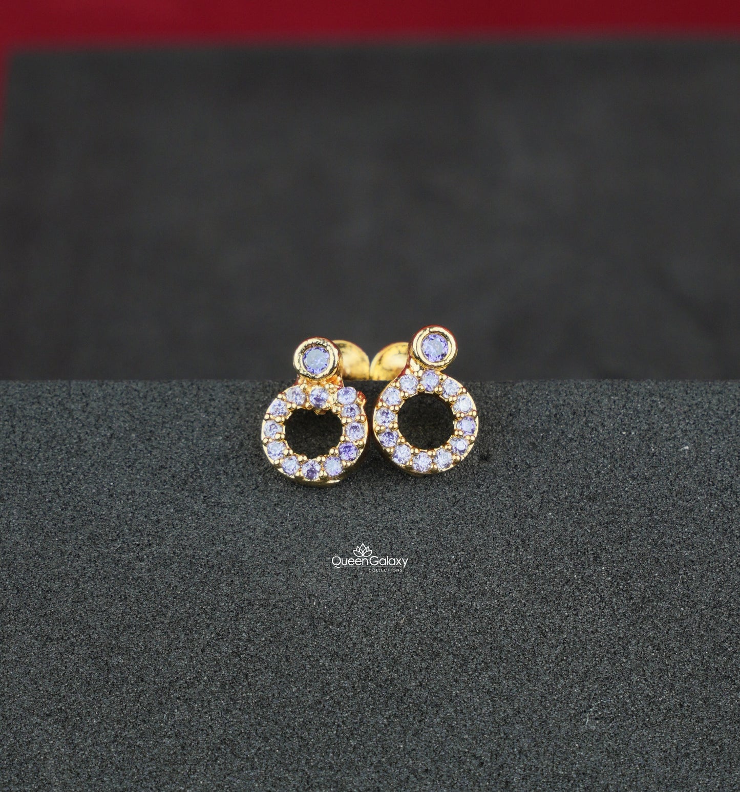 Goldplated AD Stone Earrings
