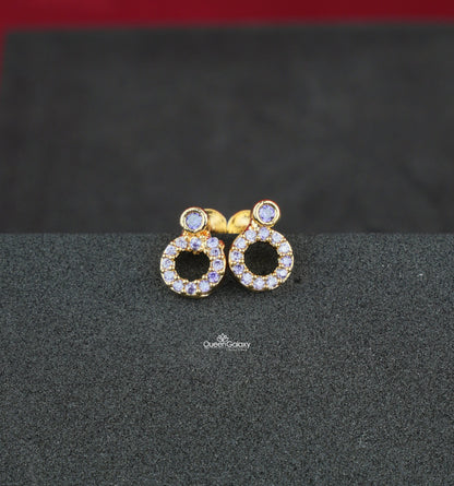 Goldplated AD Stone Earrings