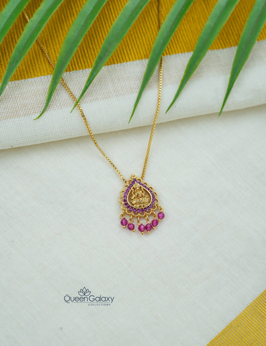 Goldplated Lakshmi Necklace