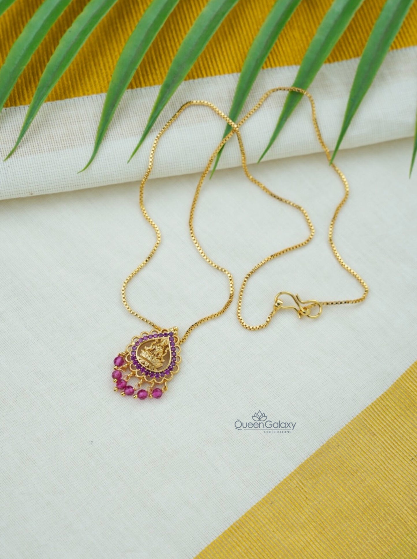 Goldplated Lakshmi Necklace