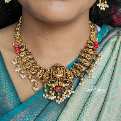 Antique Necklace With Earrings
