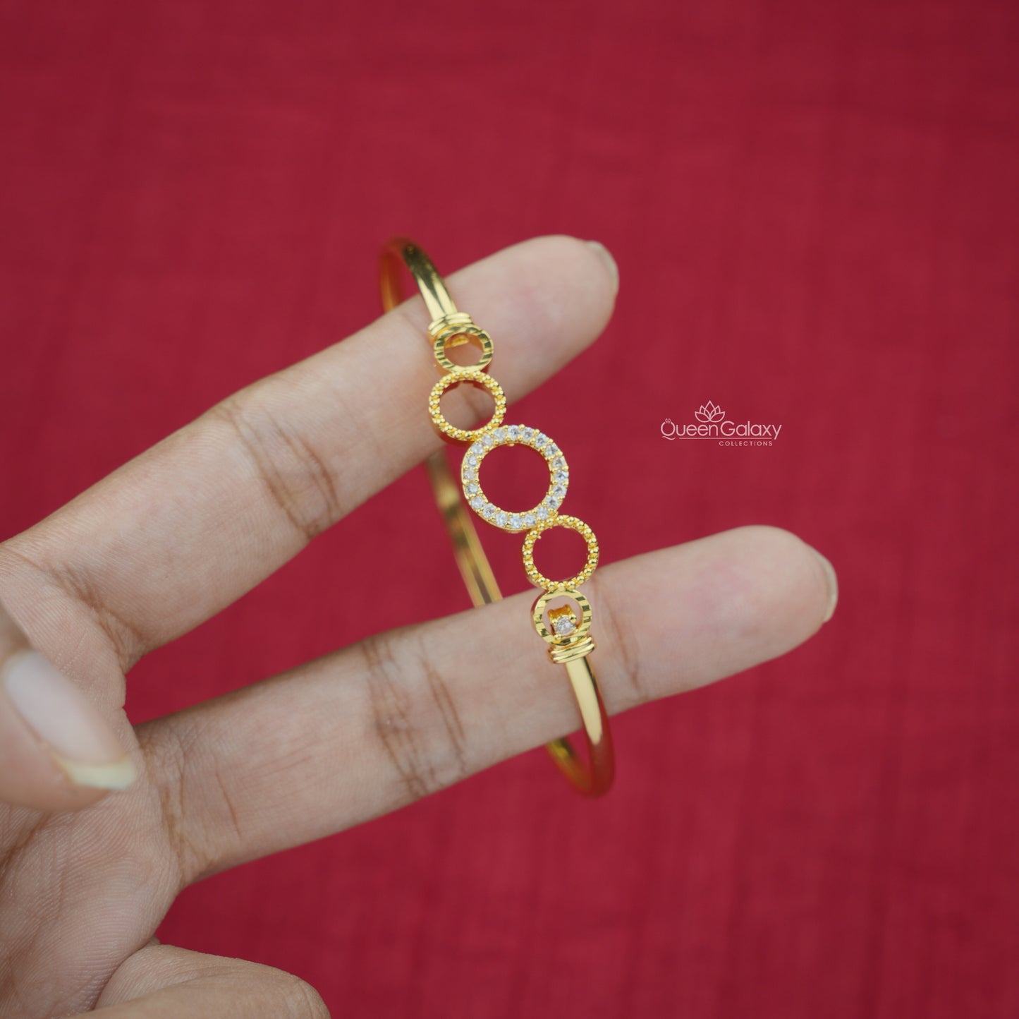 Goldplated Lock Bangles