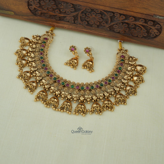 Antique Necklace With Earrings