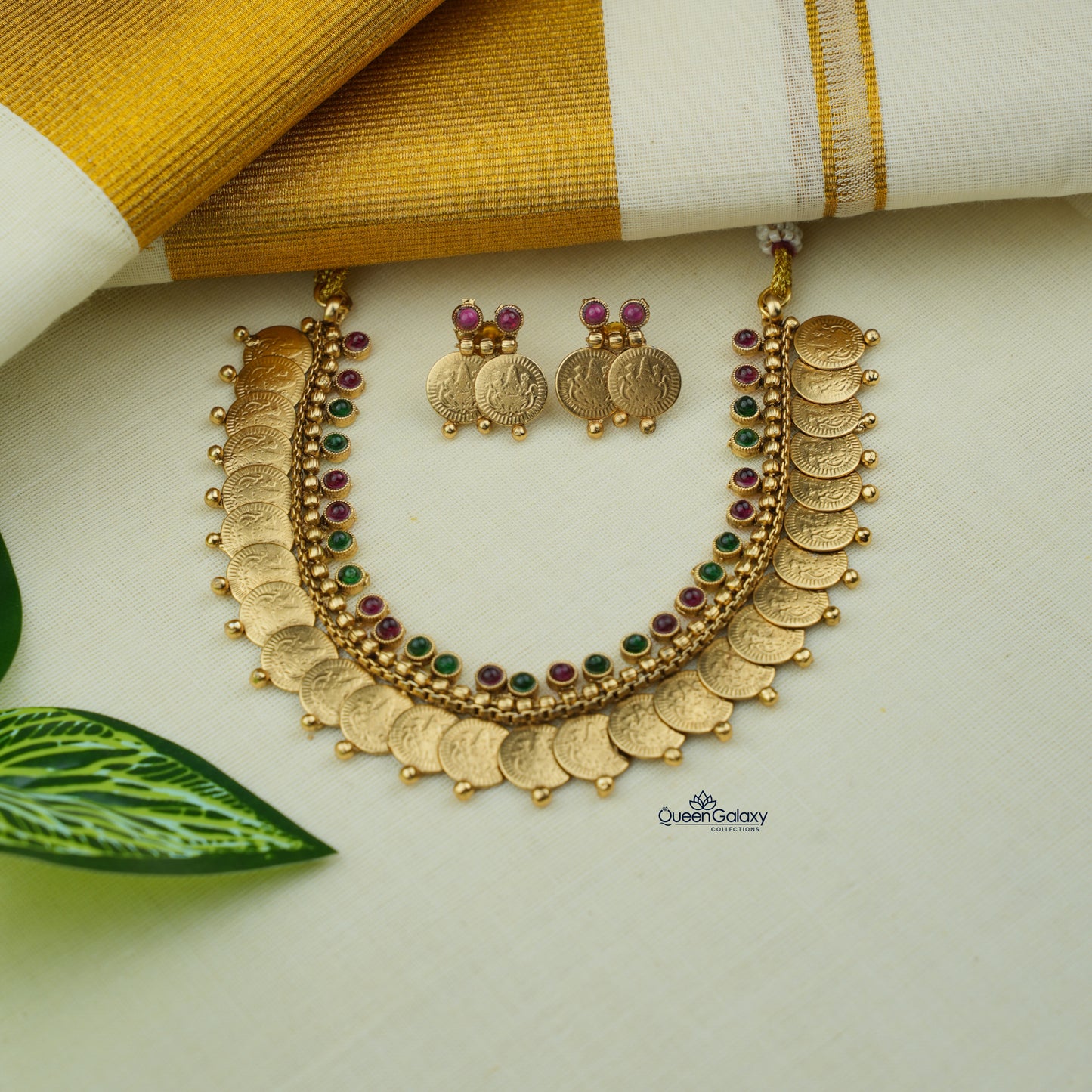Antique Kassu Necklace With Stud