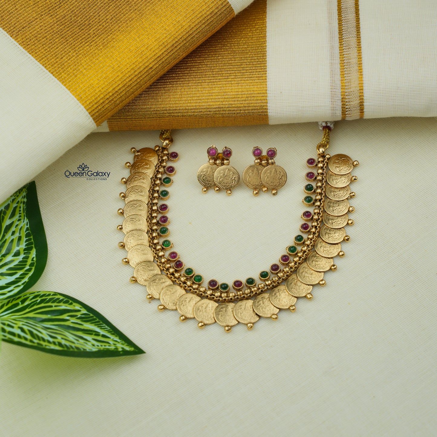 Antique Kassu Necklace With Stud