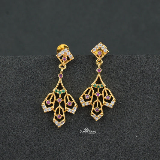 Goldplated AD Stone Earrings