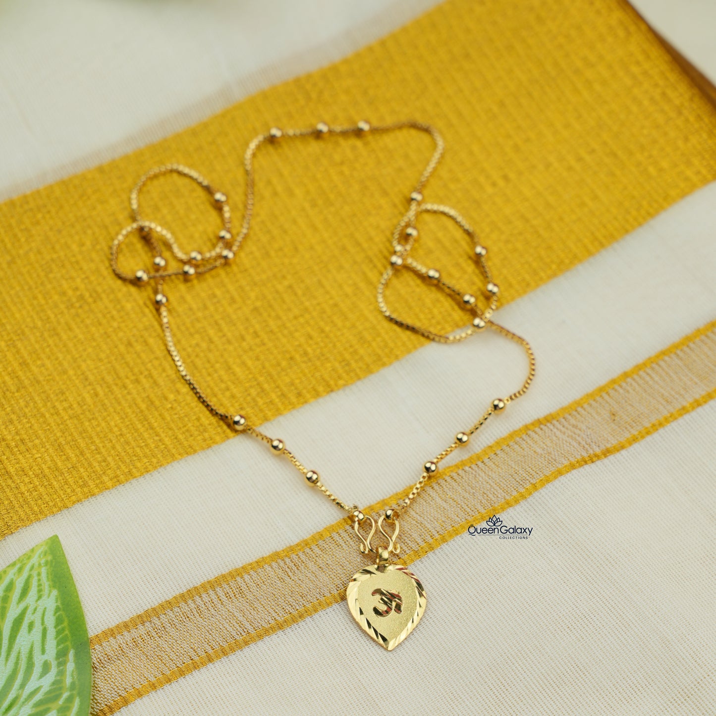 Goldplated Chain With Thali