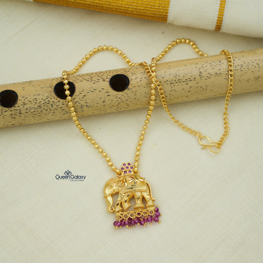 Goldplated Elephant Necklace