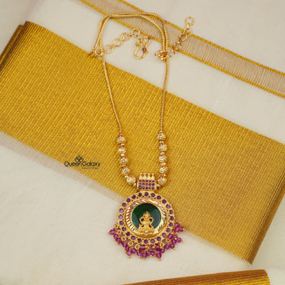Goldplated Lakshmi Necklace