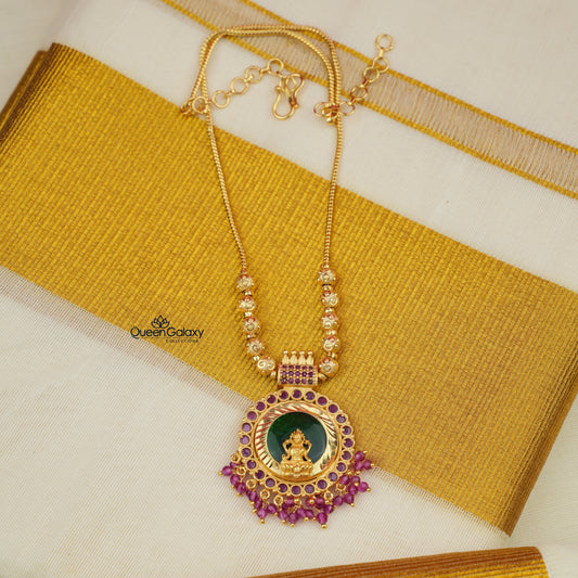 Goldplated Lakshmi Necklace