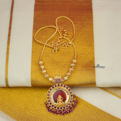 Goldplated Lakshmi Necklace