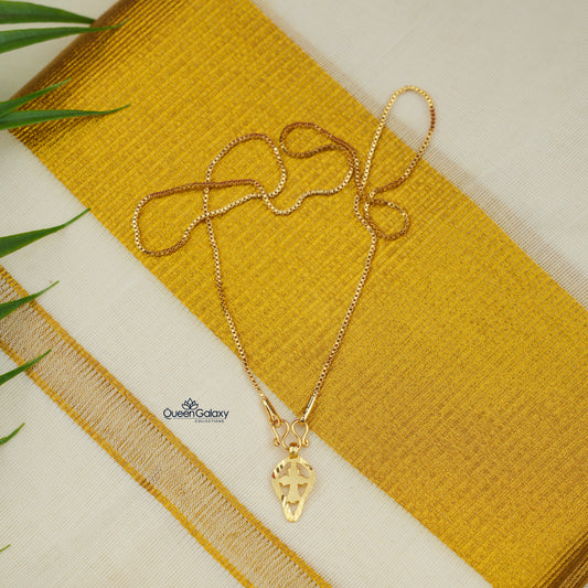 Goldplated Chain With Thali