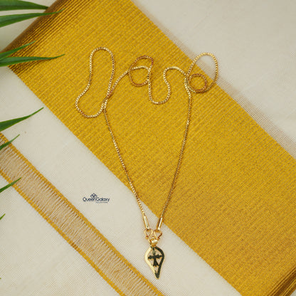 Goldplated Chain With Thali