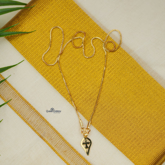 Goldplated Chain With Thali