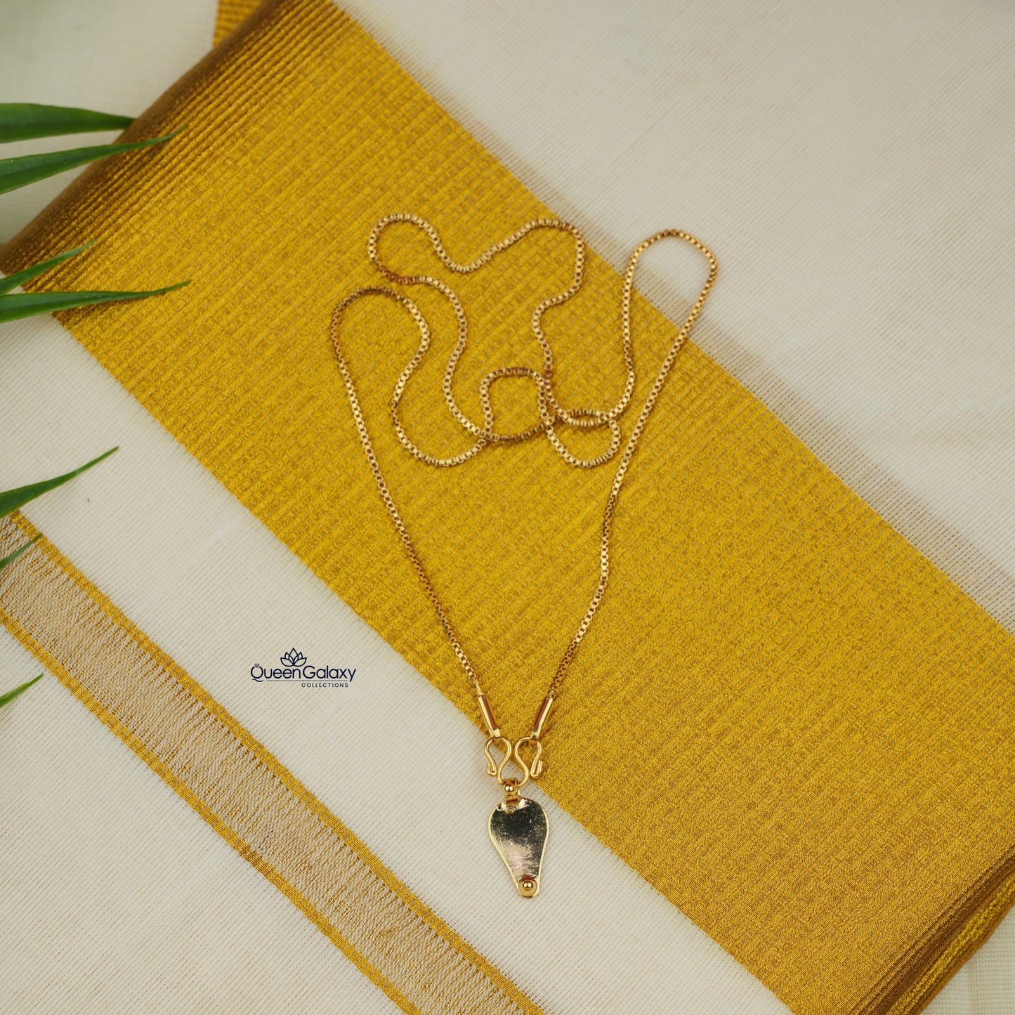 Goldplated Chain With Thali