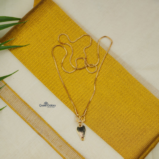 Goldplated Chain With Thali
