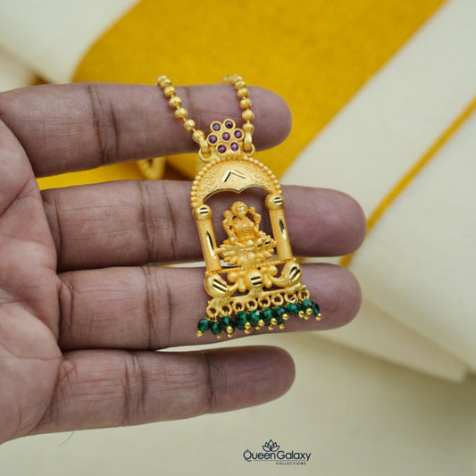 Goldplated Lakshmi Necklace