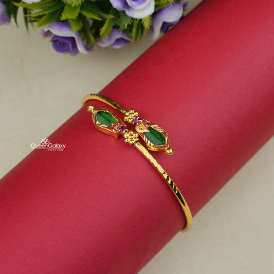 Goldplated Nagapadam Lock Bangles