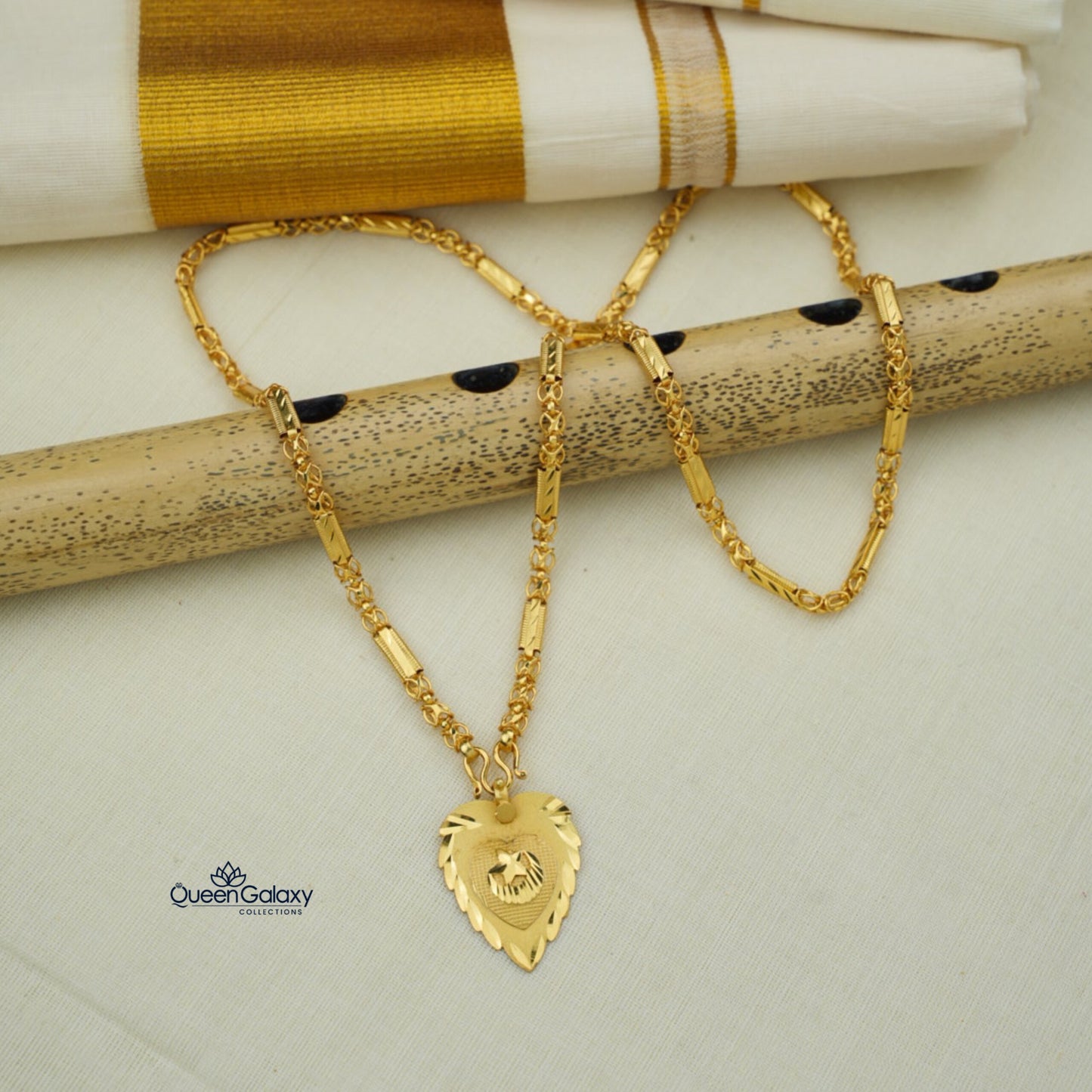 Goldplated Chain With Thali