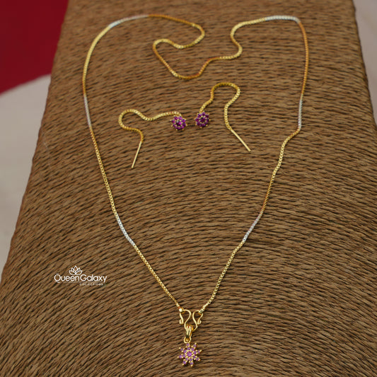 Goldplated AD Stone Combo Set