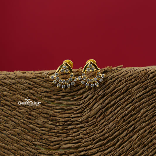 Gold Plated AD Stone Stud