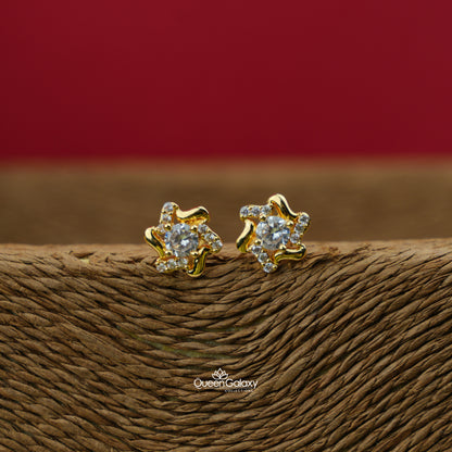 Goldplated AD Stone Stud