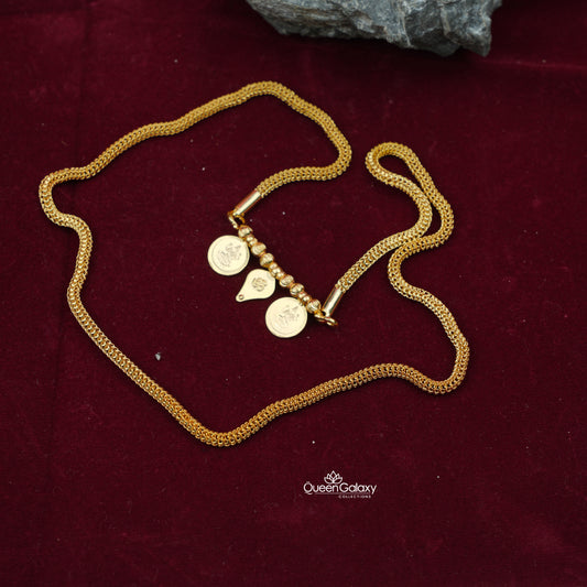 Goldplated Chain With Thali