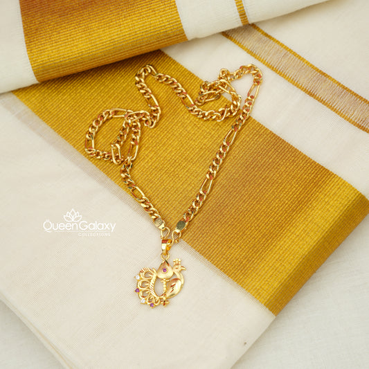 Goldplated Chain With Pendant