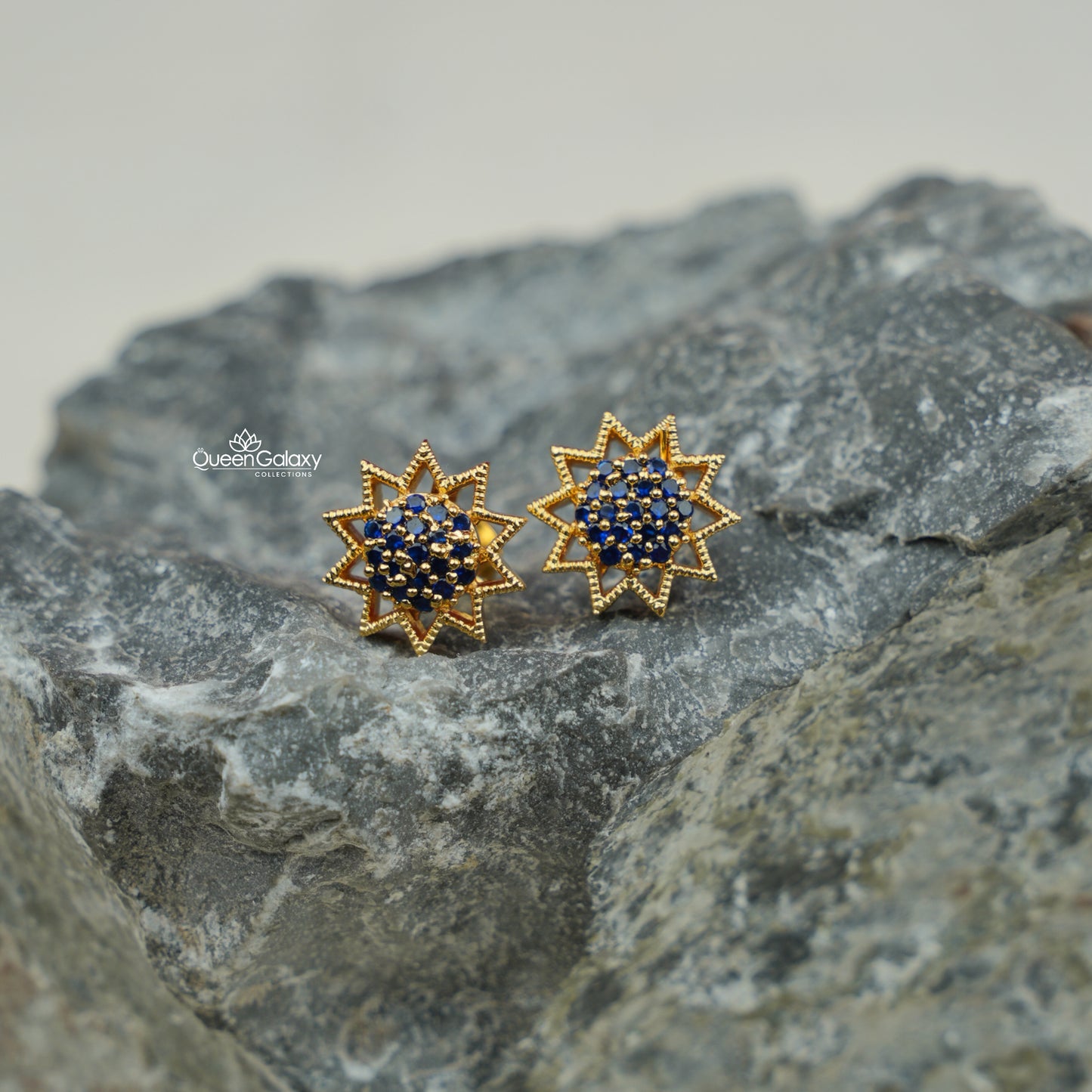 Goldplated AD Stone Stud