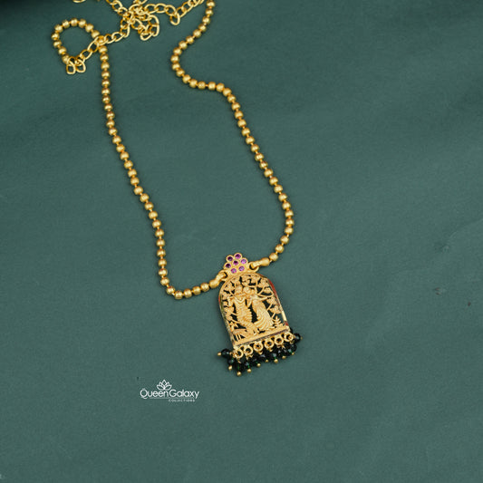 GoldPlated Crystal Necklace