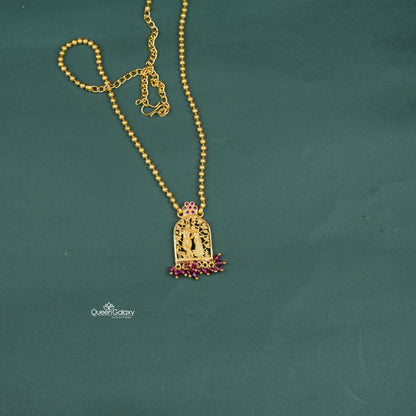 GoldPlated Crystal Necklace