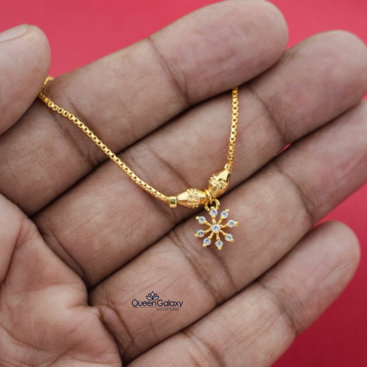 Goldplated AD Stone Necklace