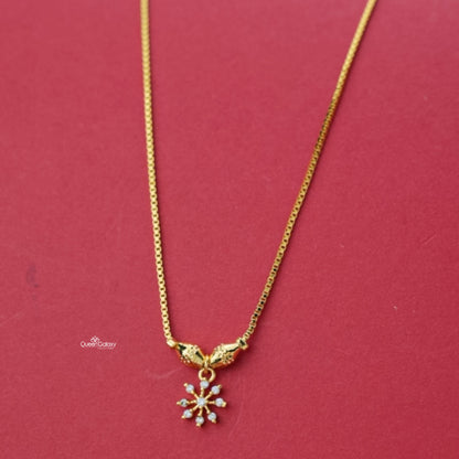 Goldplated AD Stone Necklace