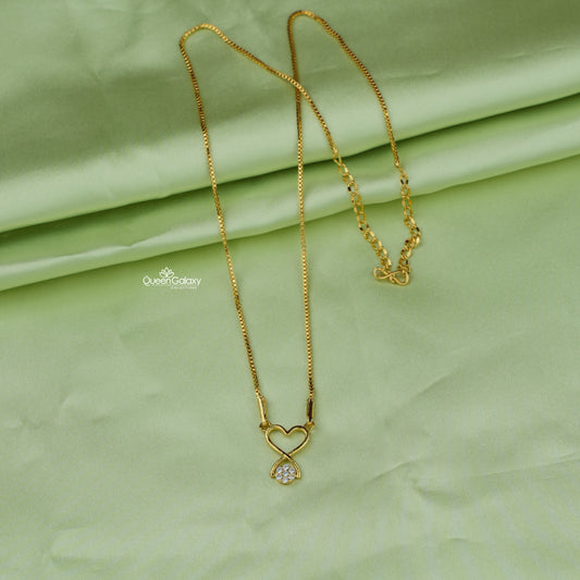 Goldplated AD Stone Necklace
