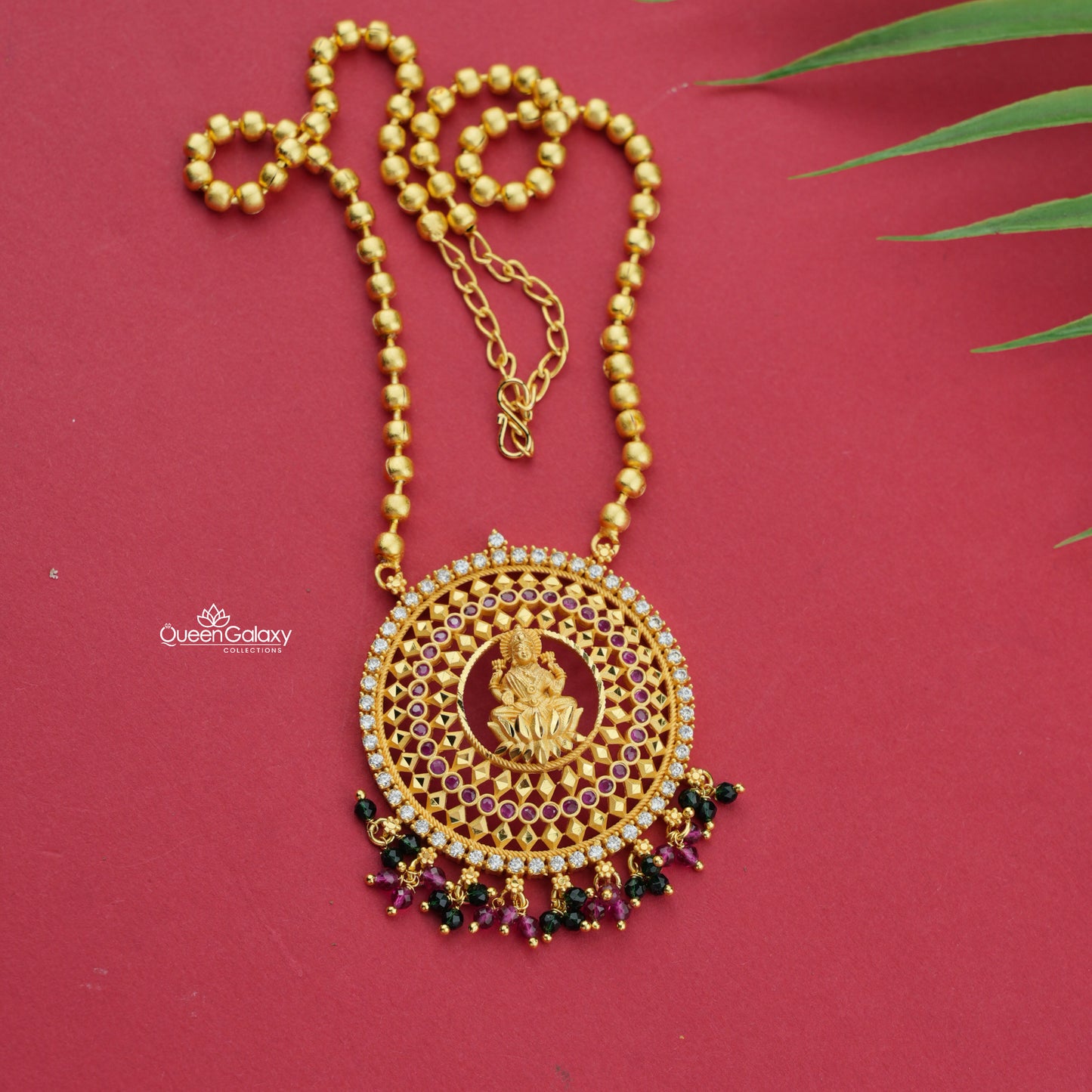 Goldplated Lakshmi Necklace